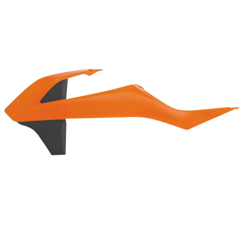 Acerbis 18-24 KTM SX85/ 21-24 GasGas MC85 Radiator Shroud - 16 Orange/ Black - Image 2