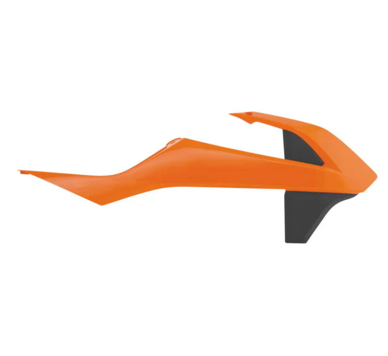 Acerbis 18-24 KTM SX85/ 21-24 GasGas MC85 Radiator Shroud - 16 Orange/ Black - Image 3