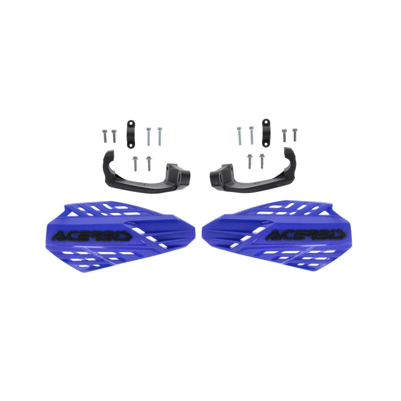 Acerbis Linear Vented Handguard - Blue/Black - Image 2