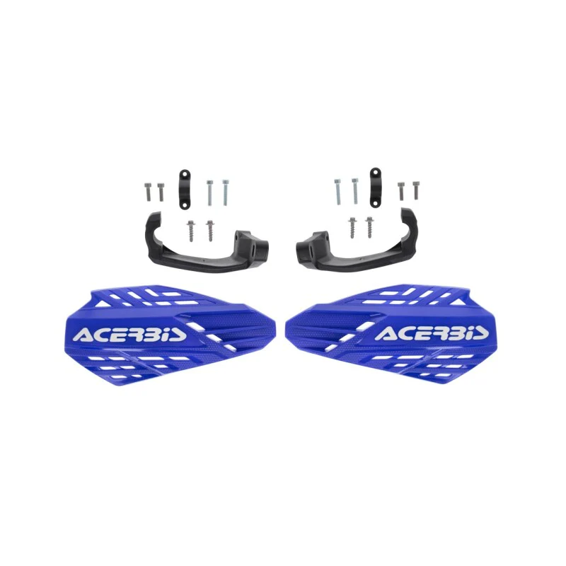 Acerbis Linear Vented Handguard - Blue/White