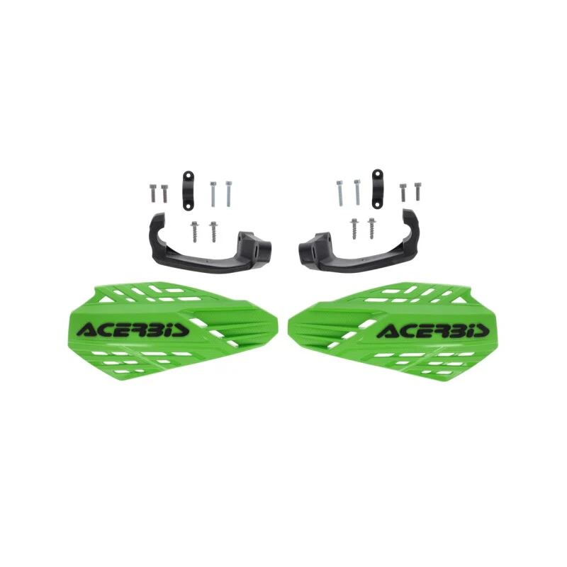 Acerbis Linear Vented Handguard - Green/Black - Image 3