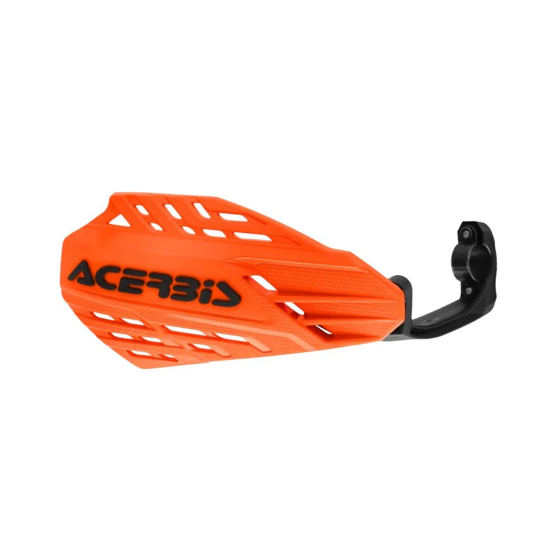 Acerbis Linear Vented Handguard - Orange/Black - Image 4