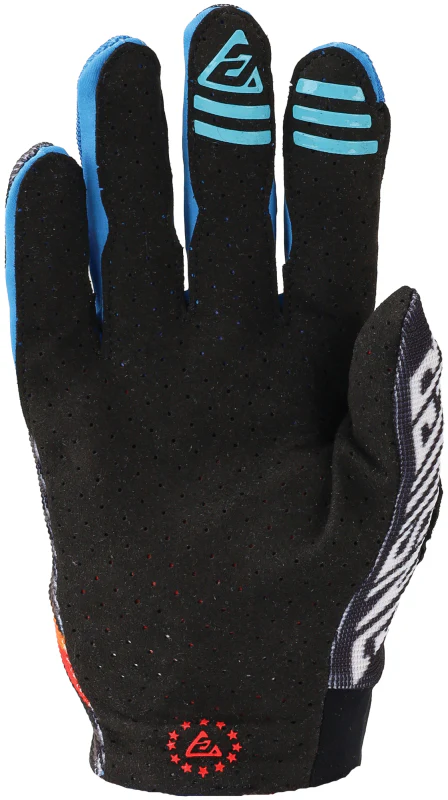 Answer Aerlite Drip Gloves Black/White/Rainbow - Large - Image 2
