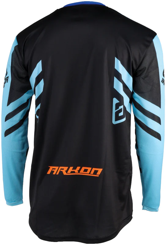 Answer 25 Arkon Nitrus Jersey Blue/Black/Hyper Orange - Medium - Image 2