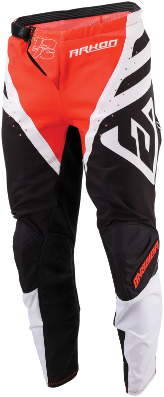 Answer 25 Arkon Nitrus Pants Red/Black/White Size - 34 - Image 2