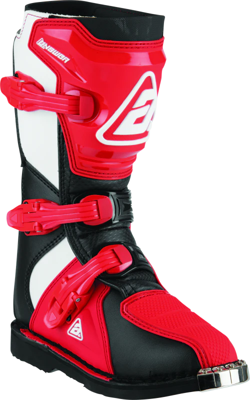 Answer AR1 Boot Black/Red Youth Size - 2