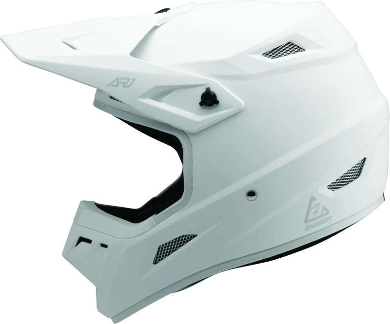 Answer AR1 Solid Helmet White Youth - Small - Image 3