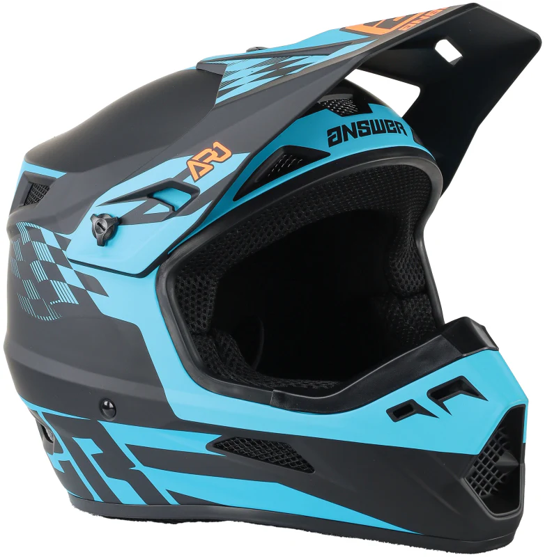 Answer AR1 Sweep Helmet Black/Astana/Hyper Orange - Large - Image 2