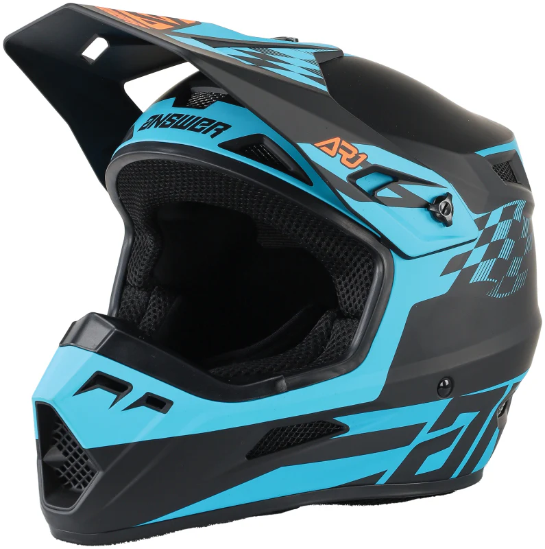 Answer AR1 Sweep Helmet Black/Astana/Hyper Orange - XL - Image 4