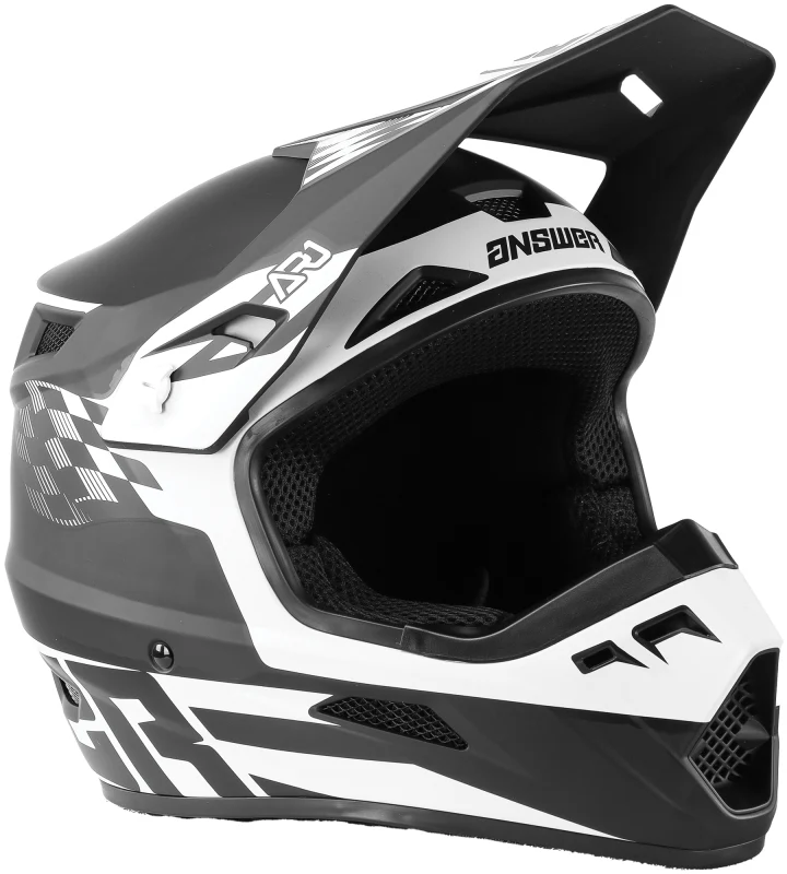 Answer AR1 Sweep Helmet Black/White Youth - Medium - Image 2