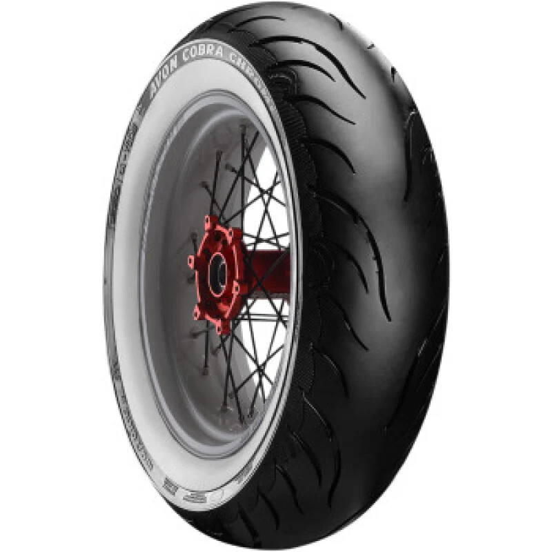 Avon Cobra Chrome AV92 White Sidewall Rear Tire - MT90B16 74H 1DK - Image 2