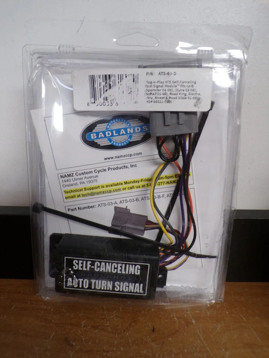 Badlands 04-06 Sportster Plug N Play ATS Self-Canceling Turn Signal Module