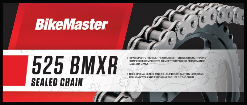 BikeMaster 525x108 BMXR X-Ring Chain - Image 2