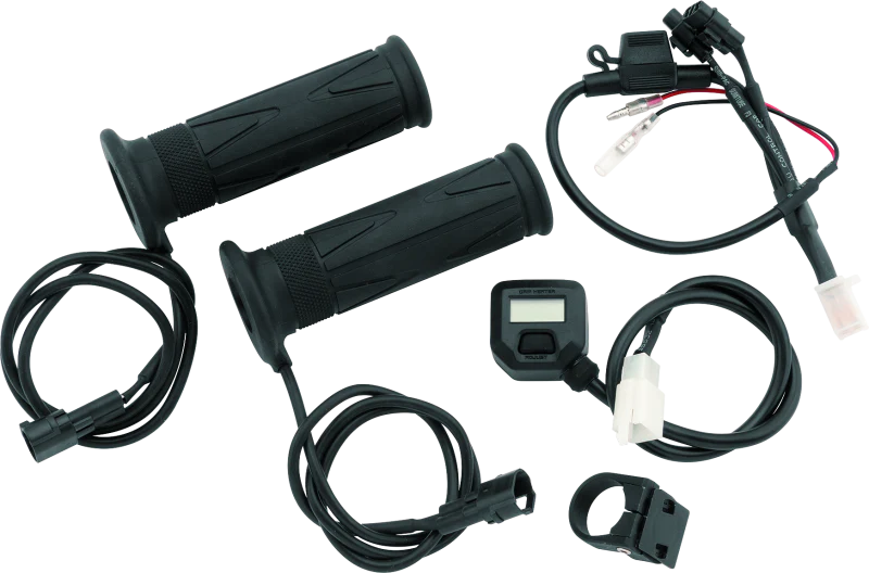 BikeMaster 7/8in Heated Grips w/ LCD Switch