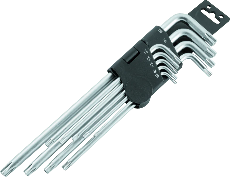 BikeMaster 9-pc Ball End Long Wrench Set - Torx