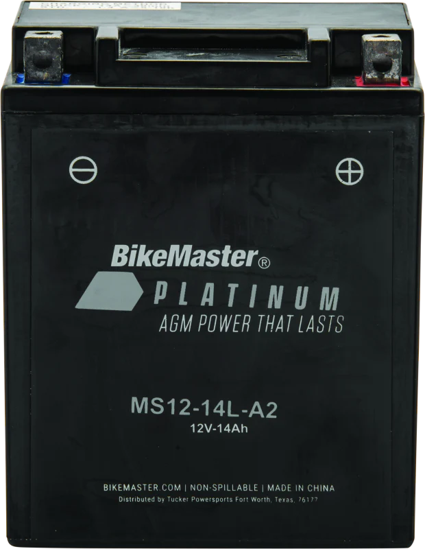 BikeMaster AGM Battery - MS12-14L-A2