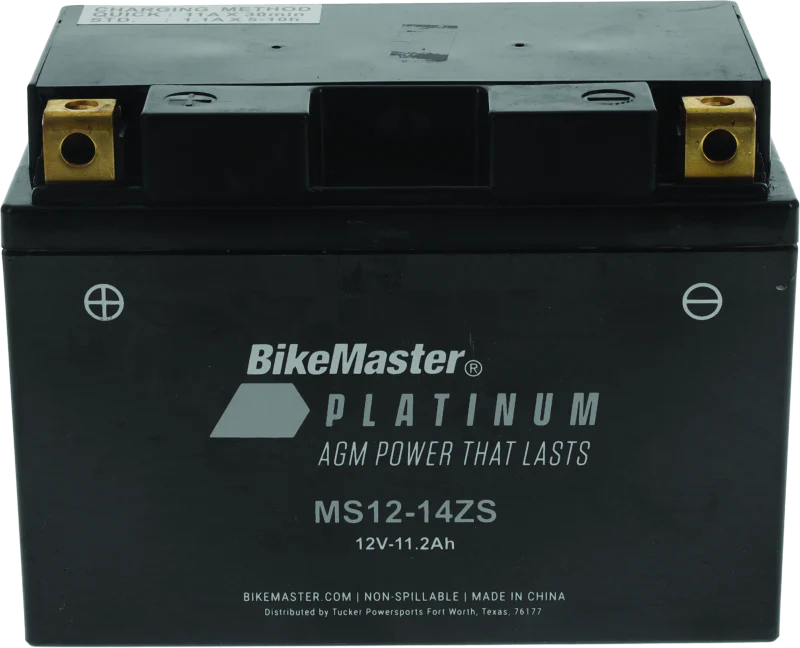 BikeMaster AGM Battery - MS12-14ZS