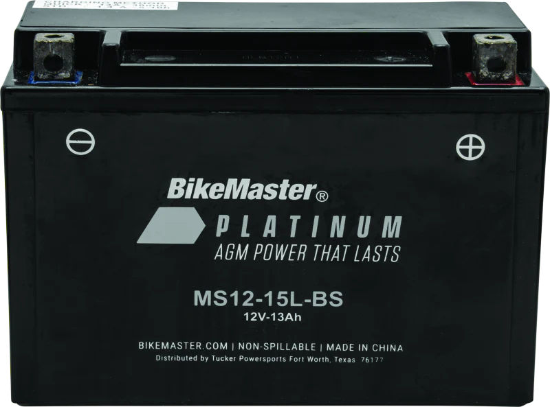 BikeMaster AGM Battery - MS12-15L-BS