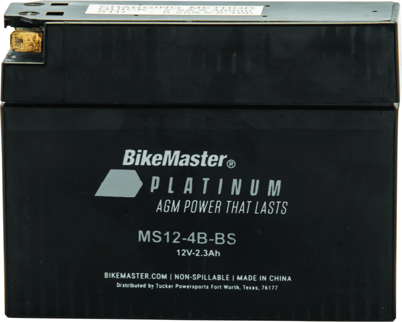 BikeMaster AGM Battery - MS12-4B-BS