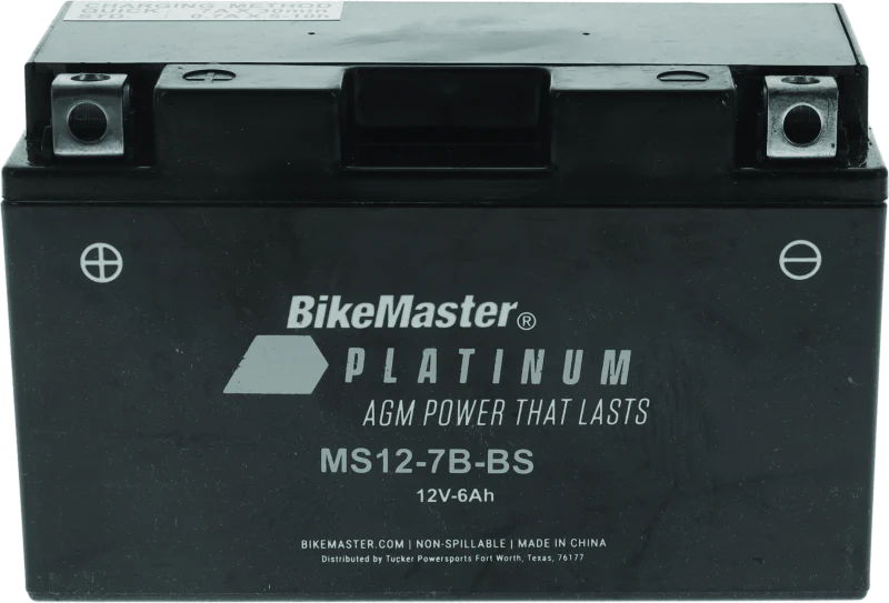 BikeMaster AGM Battery - MS12-7B-BS