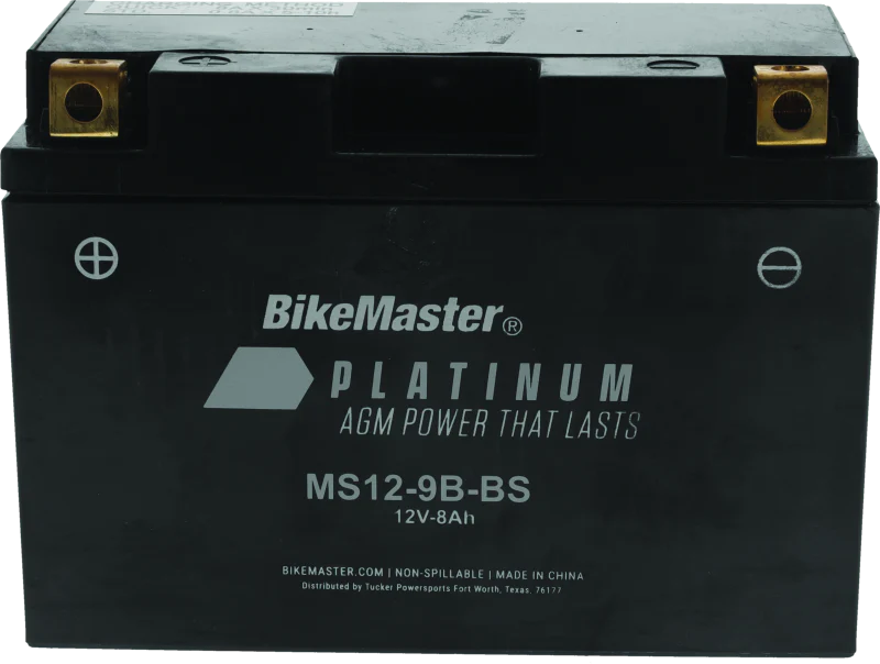 BikeMaster AGM Battery - MS12-9B-BS