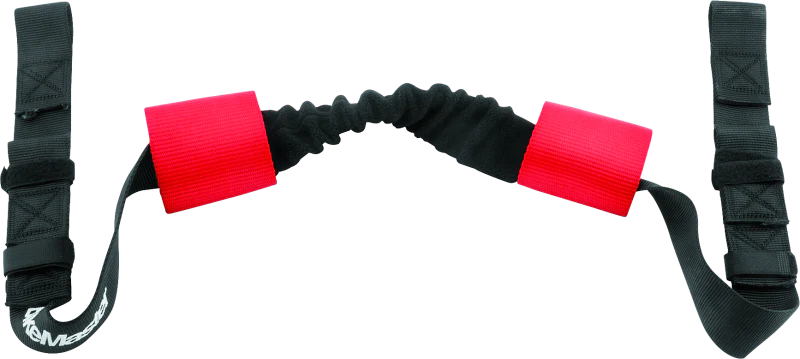 BikeMaster Bar Harness Tiedown Assist - Black/Red