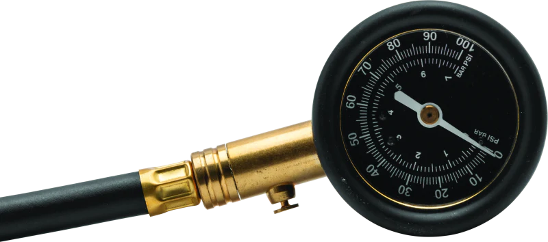BikeMaster Dual Tire Gauge 100 PSI - Image 2