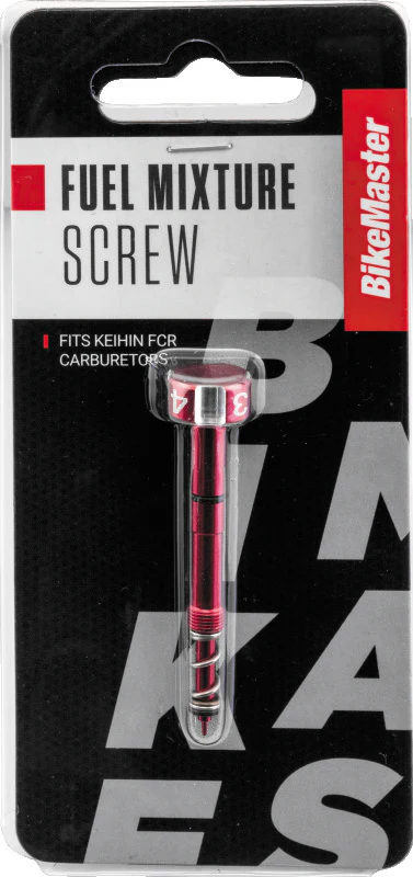 BikeMaster Fuel Mixture Screw - Red - Image 3