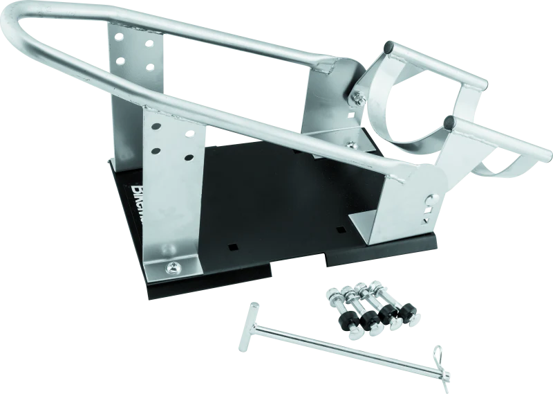 BikeMaster Heavy Duty Wheel Chock - Silver