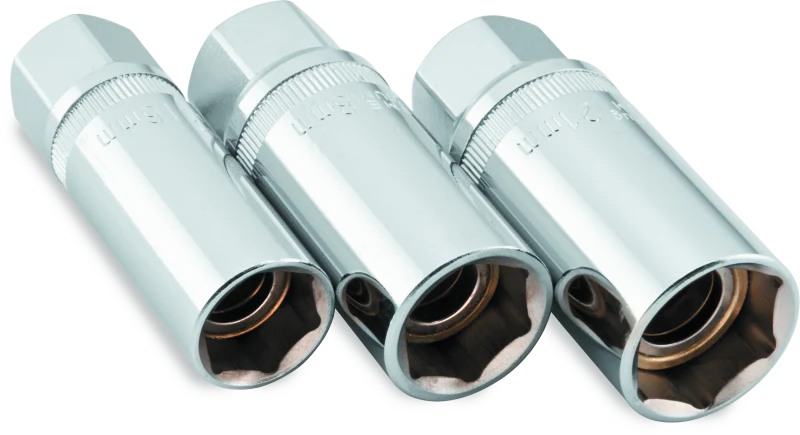 BikeMaster Sparkplug Socket Set Magnetic 16/18/22mm