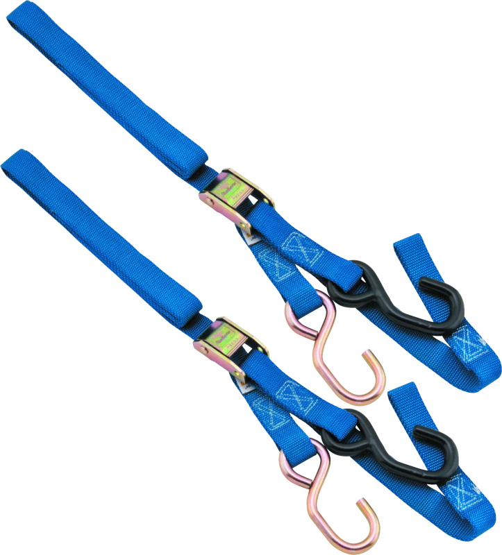 BikeMaster Tiedown Integrated Softhook - Blue