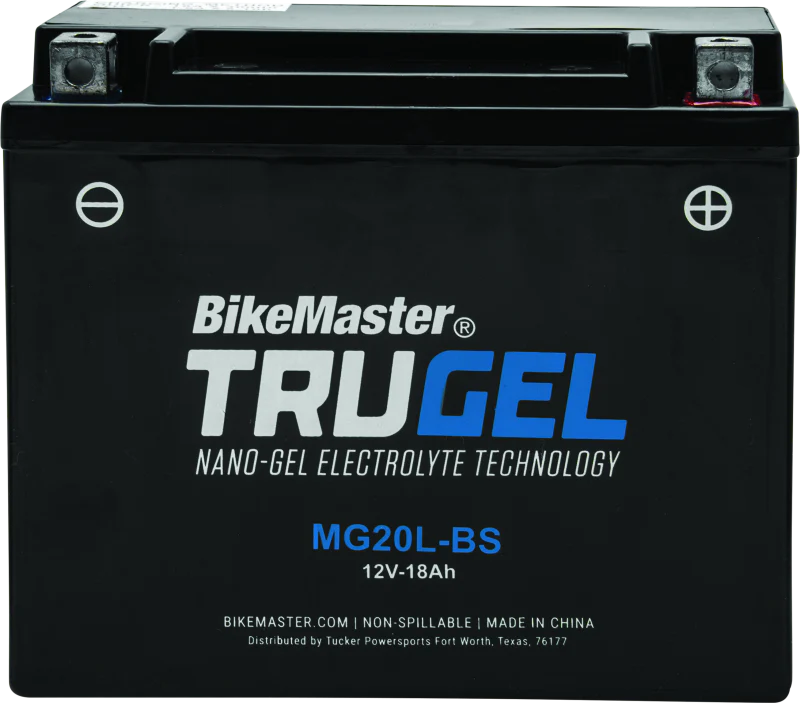 BikeMaster TruGel Battery - MG20L-BS