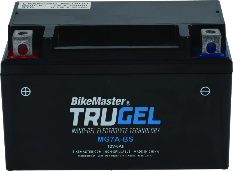 BikeMaster TruGel Battery - MG7A-BS
