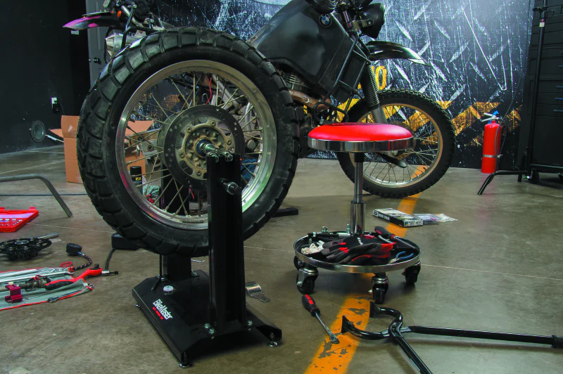 BikeMaster Ultimate Shop Stool w/ Tool Caddy - Image 2