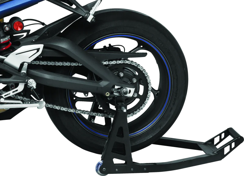 BikeMaster Universal Aluminum Stand - Rear - Black - Image 2