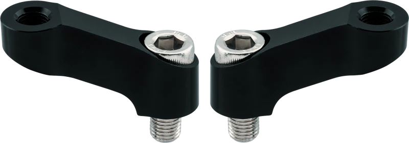 BikeMaster Yamaha Mirror Extension 10mm Pair - Black