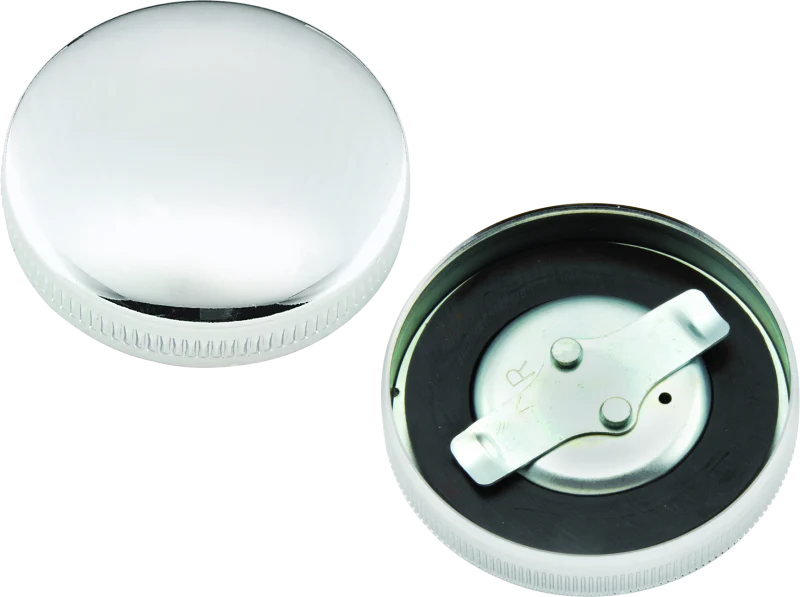 Bikers Choice 36-E73 Chrome Early Non-Vented Gas Cap Fatbob Tank Left Side Replaces H-D 61103-65