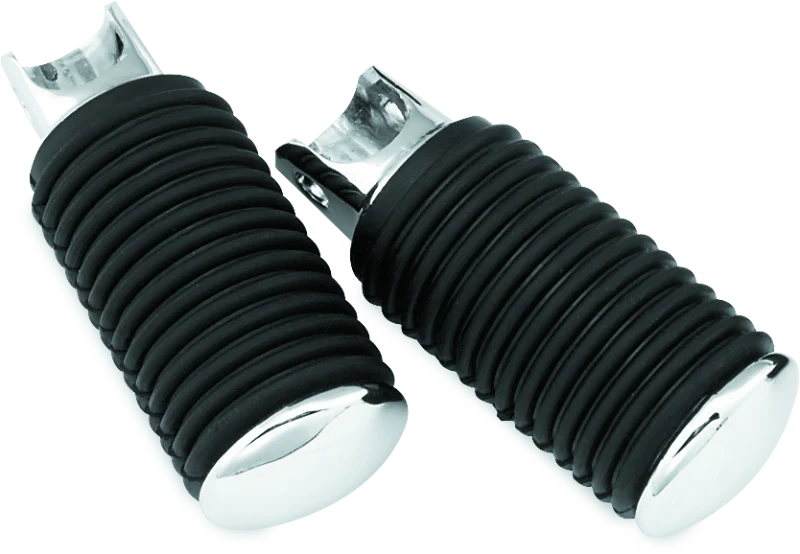 Bikers Choice 52-85 Chrome Cap Rider Pegs Female Mount Style Replaces H-D 50906-85T