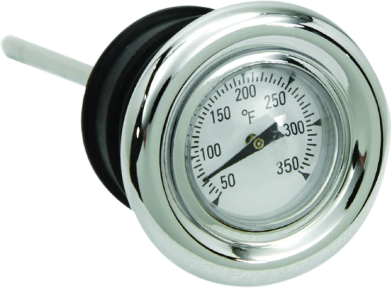 Bikers Choice 70-86 FL FX 70-78 XLCH Chrome Oil Dipstick With Temp Gauge Replaces H-D 62635-79T