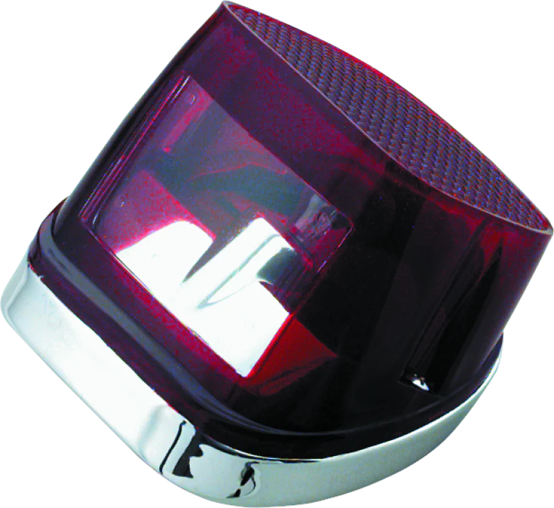 Bikers Choice 73-98 Big Twin And Sportster Replacement Taillight Red Replaces H-D 68008-73B