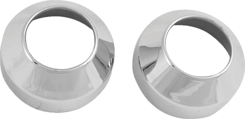Bikers Choice 84-17 41MM Wide Glide Chrome Fork Boot Covers Pr