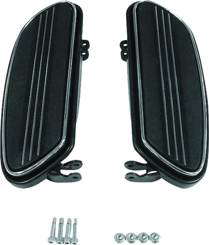 Bikers Choice 86-Up FLH FLT Black Extended Floorboard Kit