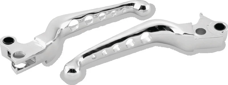 Bikers Choice 96-16 Big Twin W/ Cable Clutch 96-03 XL O-Series 5 Holed Lever Set Chrome