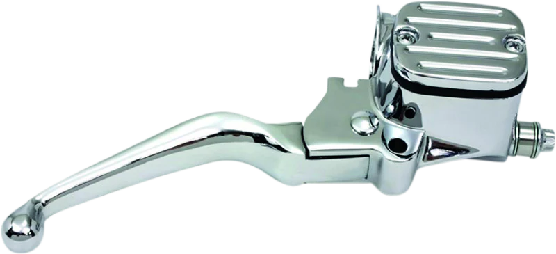 Bikers Choice Chrome 96-07 FL 96-10 ST Dyna 96-03 XL 11/16 Bore Chopped Handlebar Master Cylinder