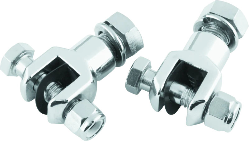 Bikers Choice L72-98 Big Twin/XL Chrome Footpeg Clevis With Hardware 1/2-20 Male Peg (Pair)