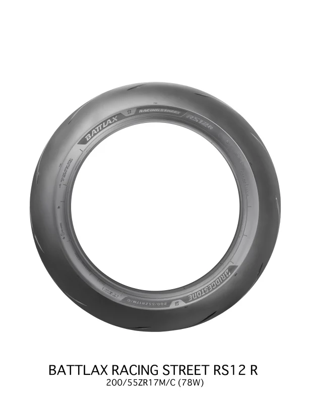 Bridgestone Battlax Racing Street RS12R - 200/55ZR17M/C 78W TL Rear - Image 3
