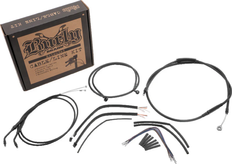 Burly Brand Control Kit 12in Bagger Ape - Black - Image 2