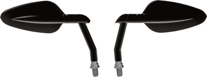 Burly Brand Radar Mirror Set - Black