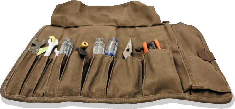 Burly Brand Voyager Tool Roll - Dark Oak - Image 2