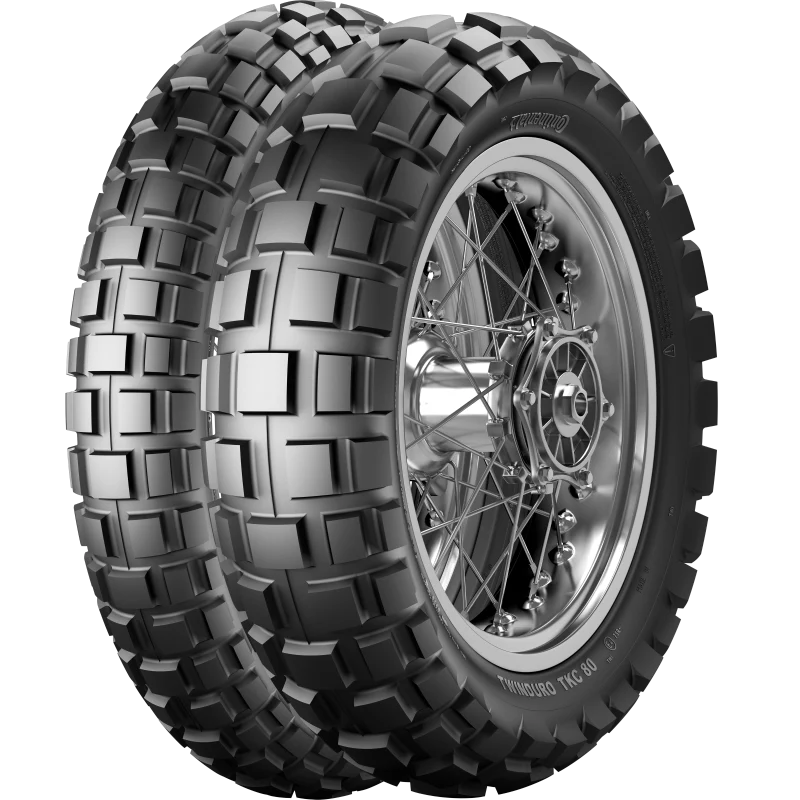 Continental TKC 80 Twinduro M+S - 120/90-18 M/C 65R TL Rear - Image 5